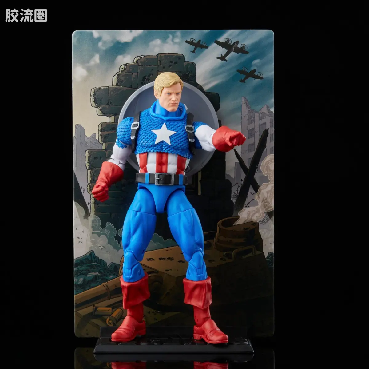Marvel Legends/漫威传奇 可动人偶系列 Toy Biz 致敬版 美国队长 第1代 - 图片