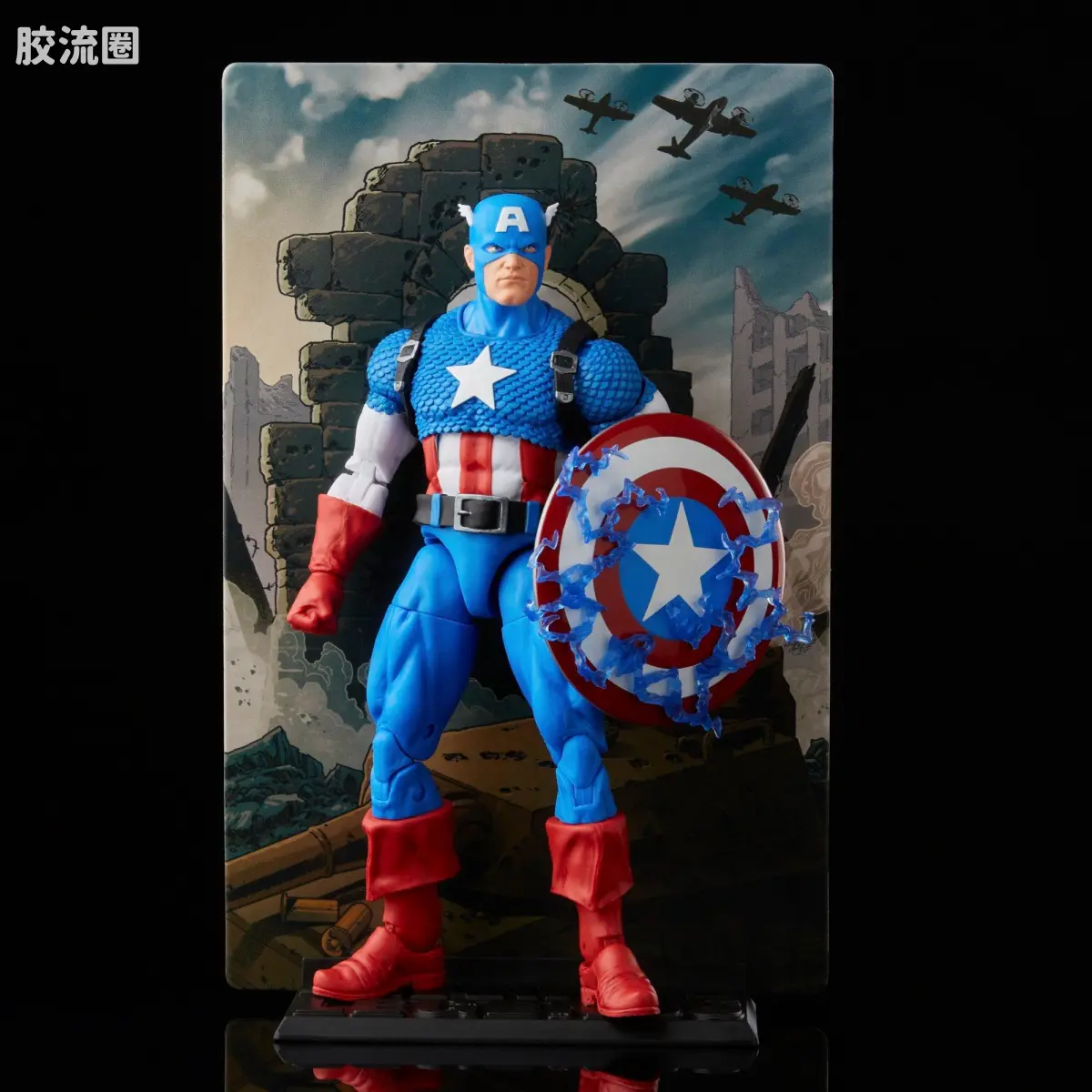 Marvel Legends/漫威传奇 可动人偶系列 Toy Biz 致敬版 美国队长 第1代 - 图片