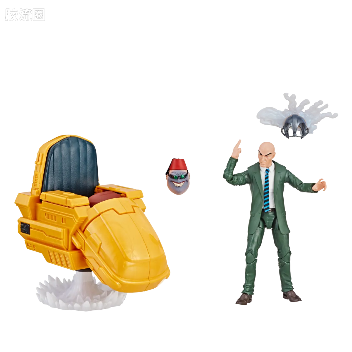Marvel Legends/漫威传奇 可动人偶系列 人与载具 X-战警 X教授与飞行椅 - 图片