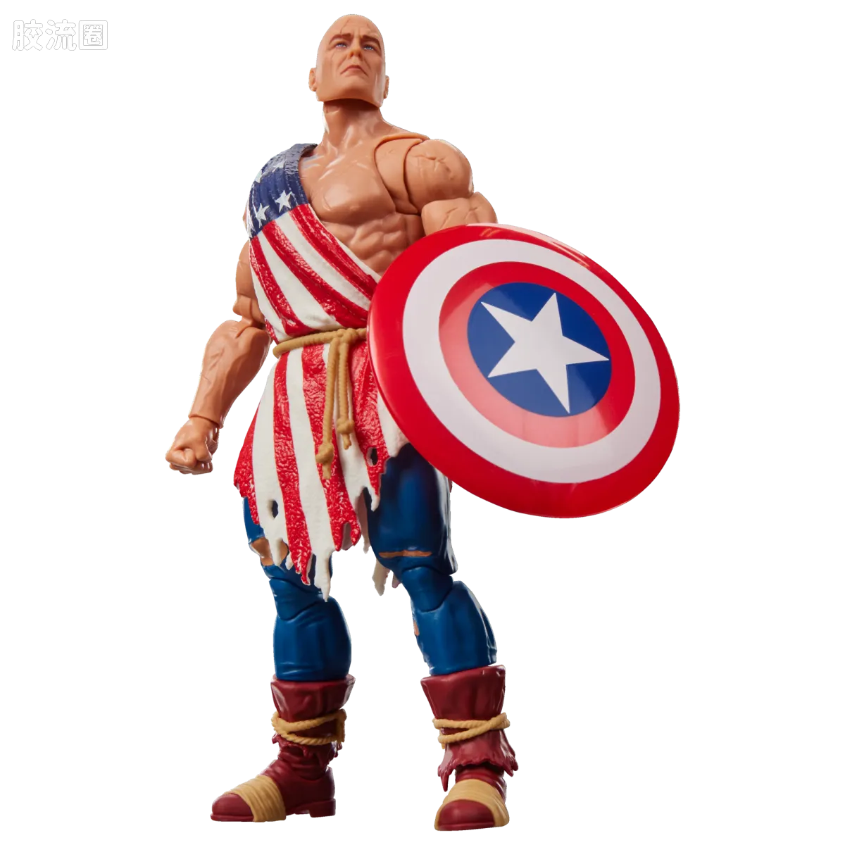 Marvel Legends/漫威传奇 可动人偶系列 迷你漫画 复古挂卡系列 美国队长（Earth X） - 图片