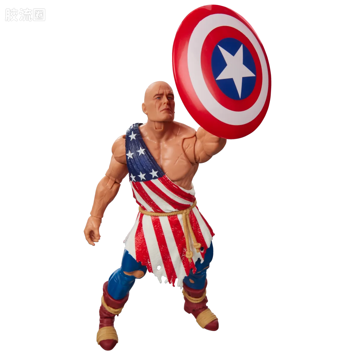 Marvel Legends/漫威传奇 可动人偶系列 迷你漫画 复古挂卡系列 美国队长（Earth X） - 图片