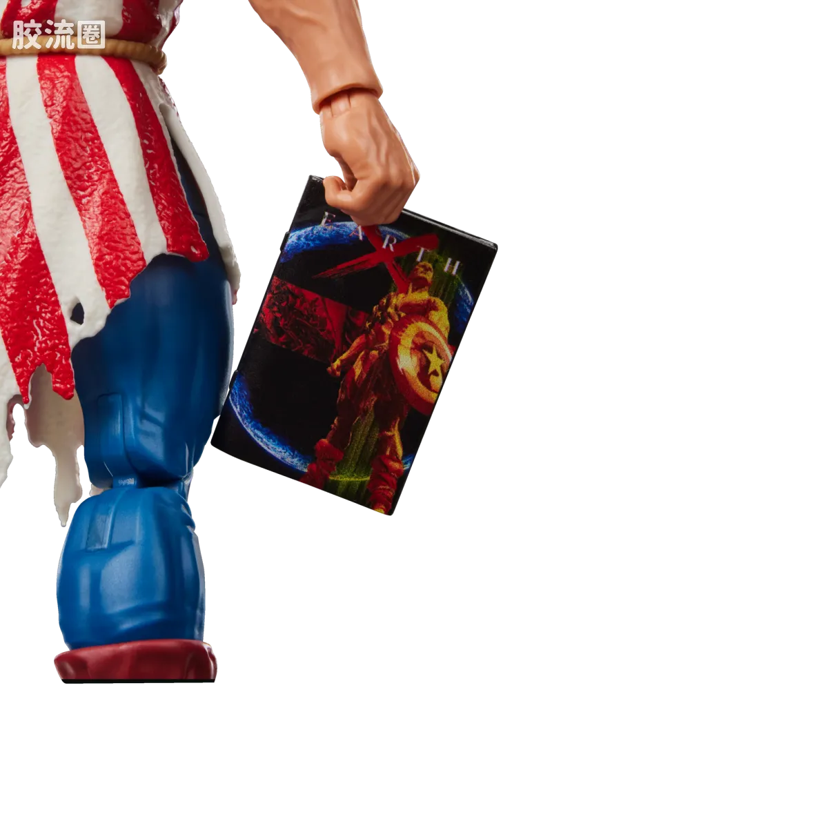 Marvel Legends/漫威传奇 可动人偶系列 迷你漫画 复古挂卡系列 美国队长（Earth X） - 图片
