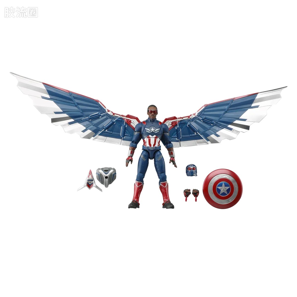 Marvel Legends/漫威传奇 可动人偶系列 美国队长4 电影系列 猎鹰美队 - 图片