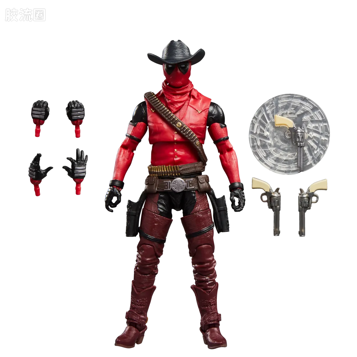 Marvel Legends/漫威传奇 可动人偶系列 死侍与金刚狼系列 牛仔死侍 - 图片