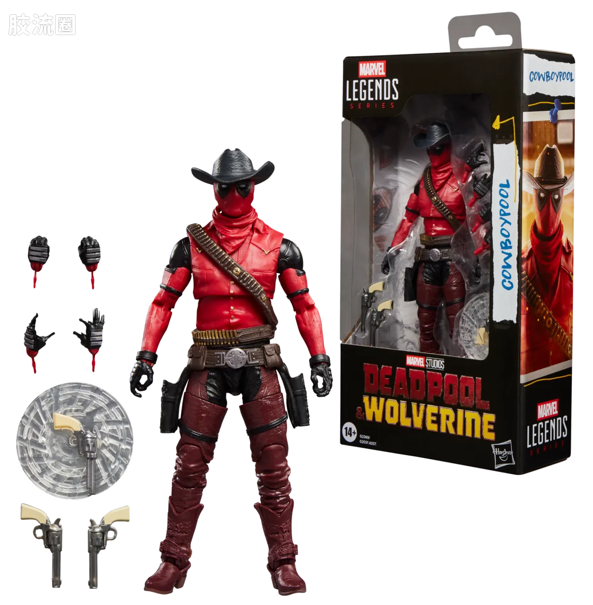 Marvel Legends/漫威传奇 可动人偶系列 死侍与金刚狼系列 牛仔死侍 - 图片