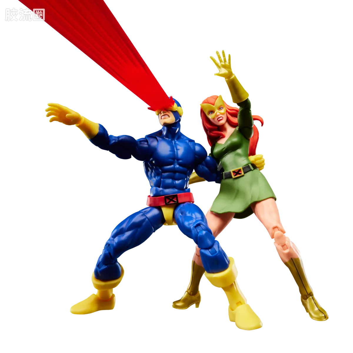 Marvel Legends/漫威传奇 可动人偶系列 X-战警97 动画 复古挂卡系列 镭射眼&琴·格蕾 - 图片