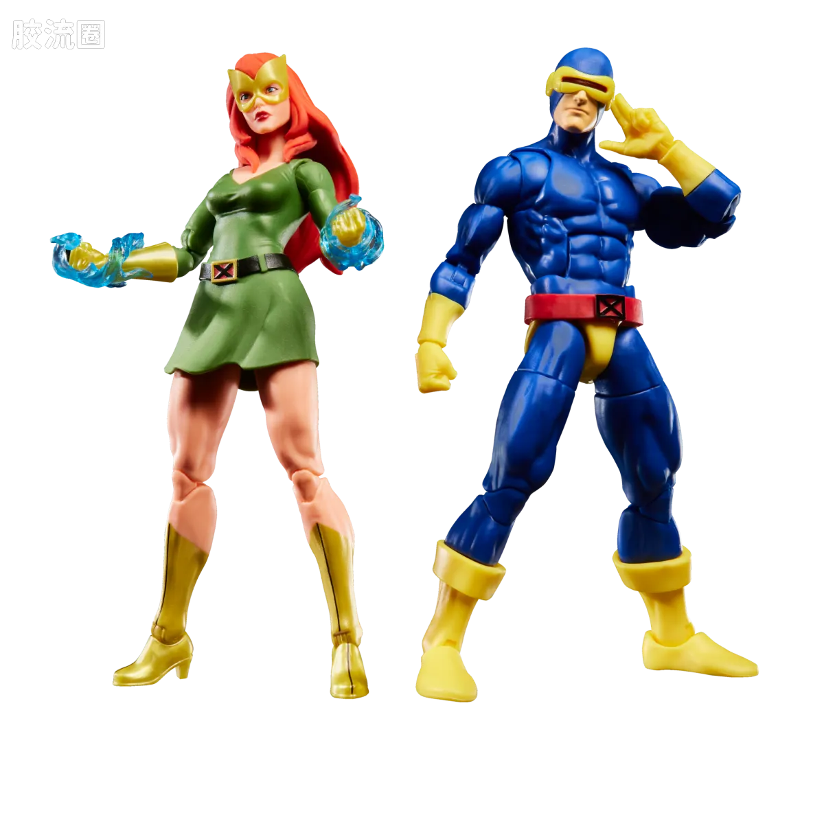 Marvel Legends/漫威传奇 可动人偶系列 X-战警97 动画 复古挂卡系列 镭射眼&琴·格蕾 - 图片