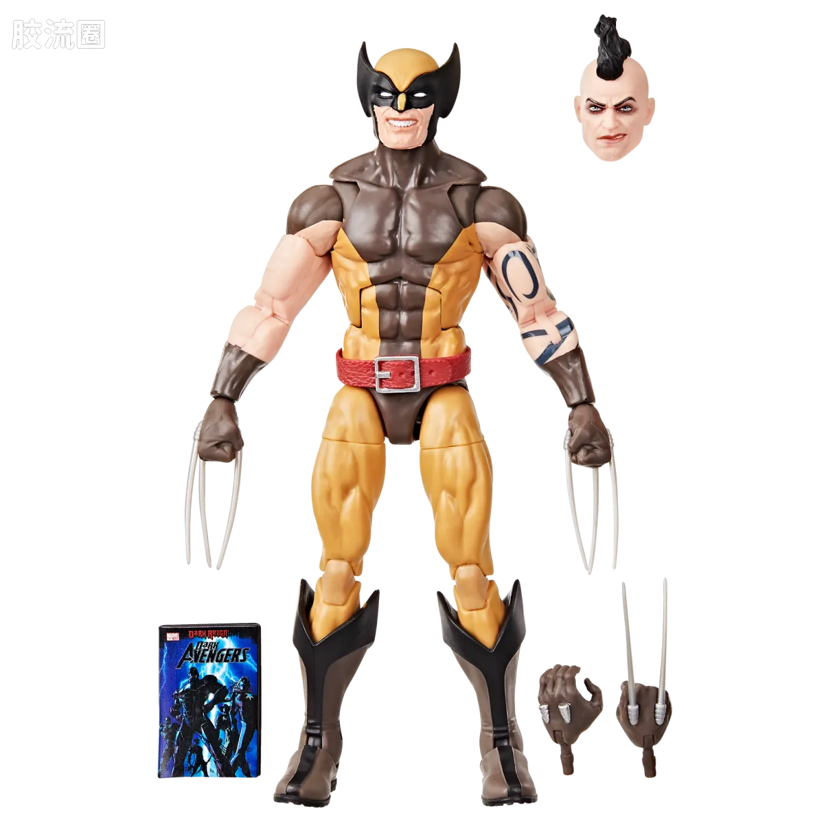 Marvel Legends/漫威传奇 可动人偶系列 迷你漫画 复古挂卡系列 戴肯（黑暗复仇者） - 图片