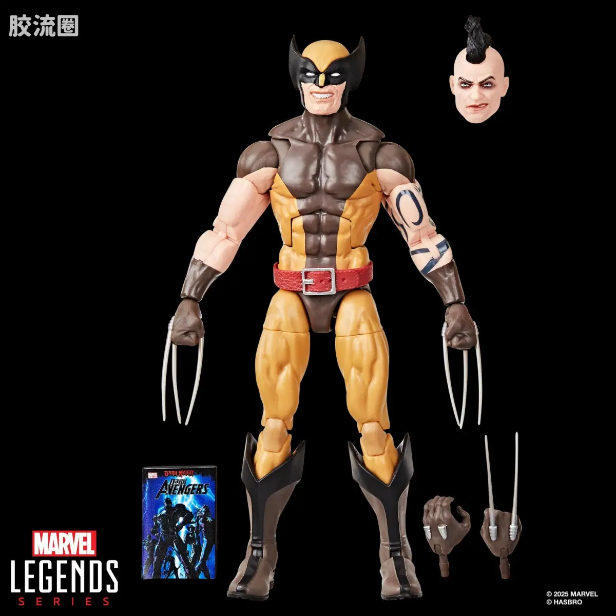 Marvel Legends/漫威传奇 可动人偶系列 迷你漫画 复古挂卡系列 戴肯（黑暗复仇者） - 图片