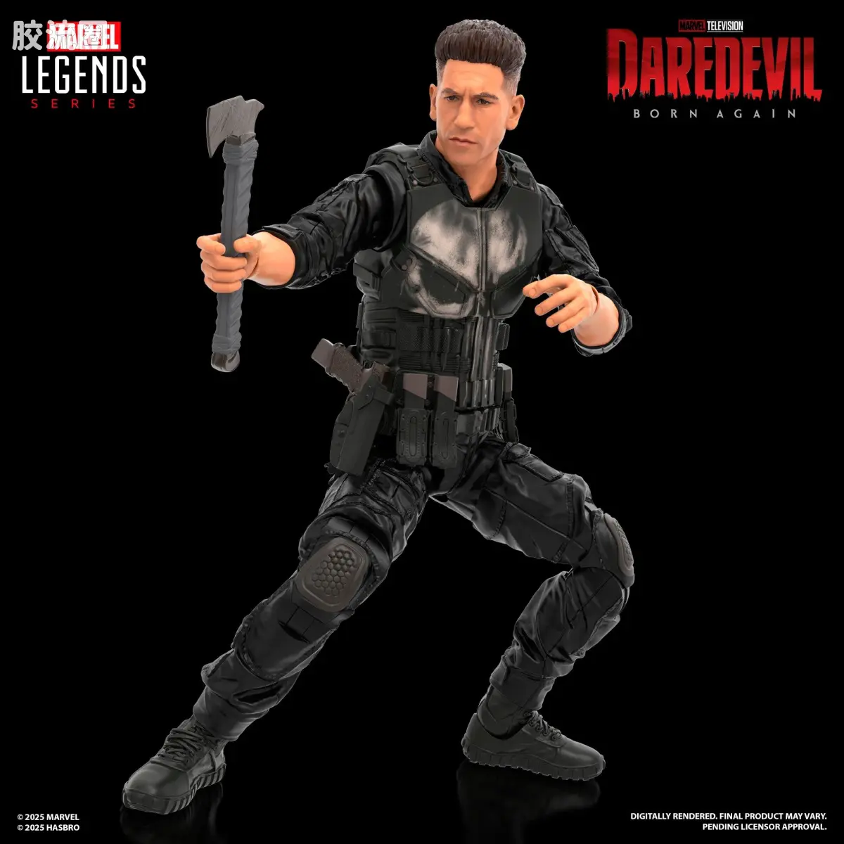 Marvel Legends/漫威传奇 可动人偶系列 美剧 夜魔侠：重生系列 惩罚者 - 图片