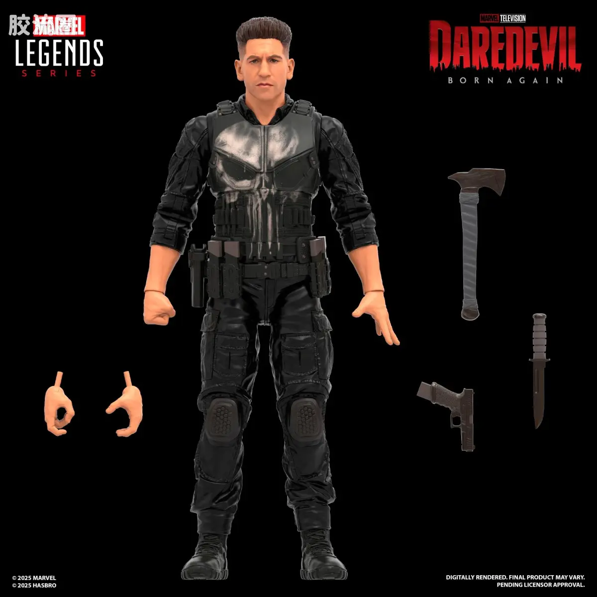 Marvel Legends/漫威传奇 可动人偶系列 美剧 夜魔侠：重生系列 惩罚者 - 图片