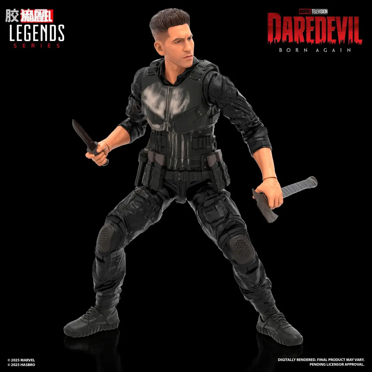 Marvel Legends/漫威传奇 可动人偶系列 美剧 夜魔侠：重生系列 惩罚者 - 图片
