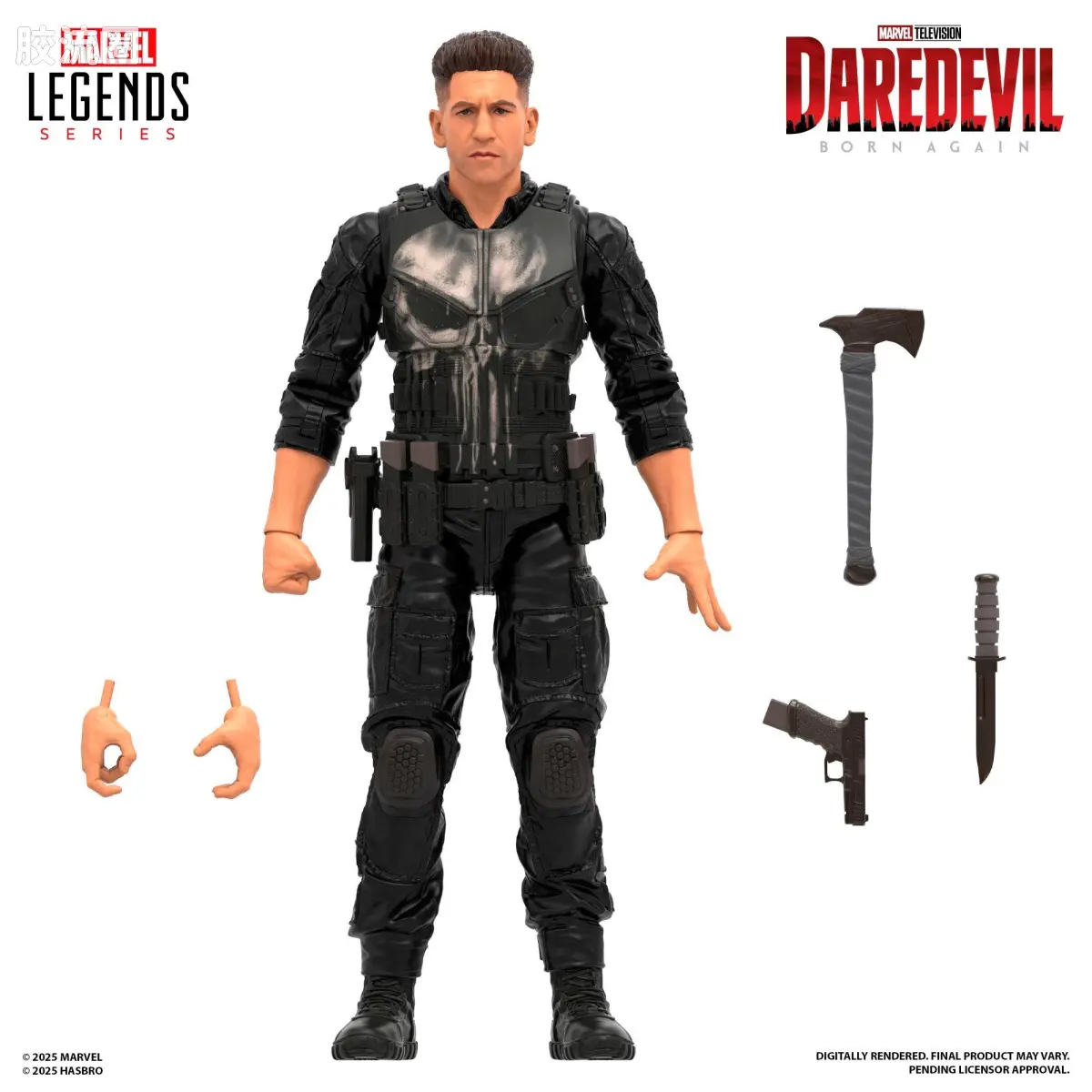 Marvel Legends/漫威传奇 可动人偶系列 美剧 夜魔侠：重生系列 惩罚者 - 图片