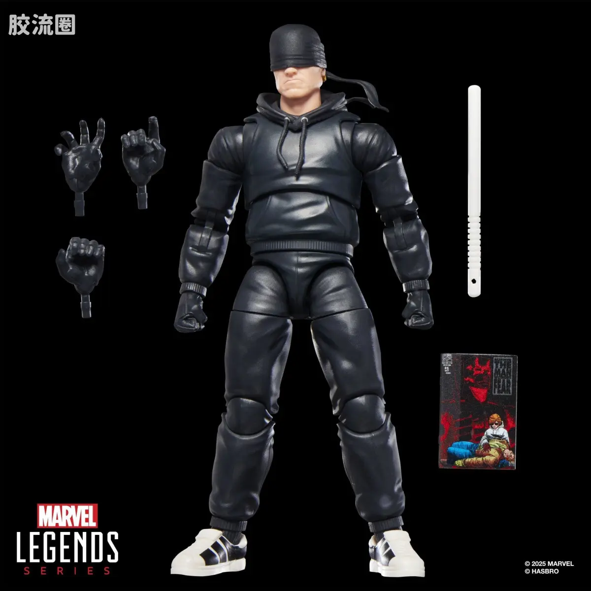 Marvel Legends/漫威传奇 可动人偶系列 迷你漫画 复古挂卡系列 夜魔侠 无畏之人 - 图片