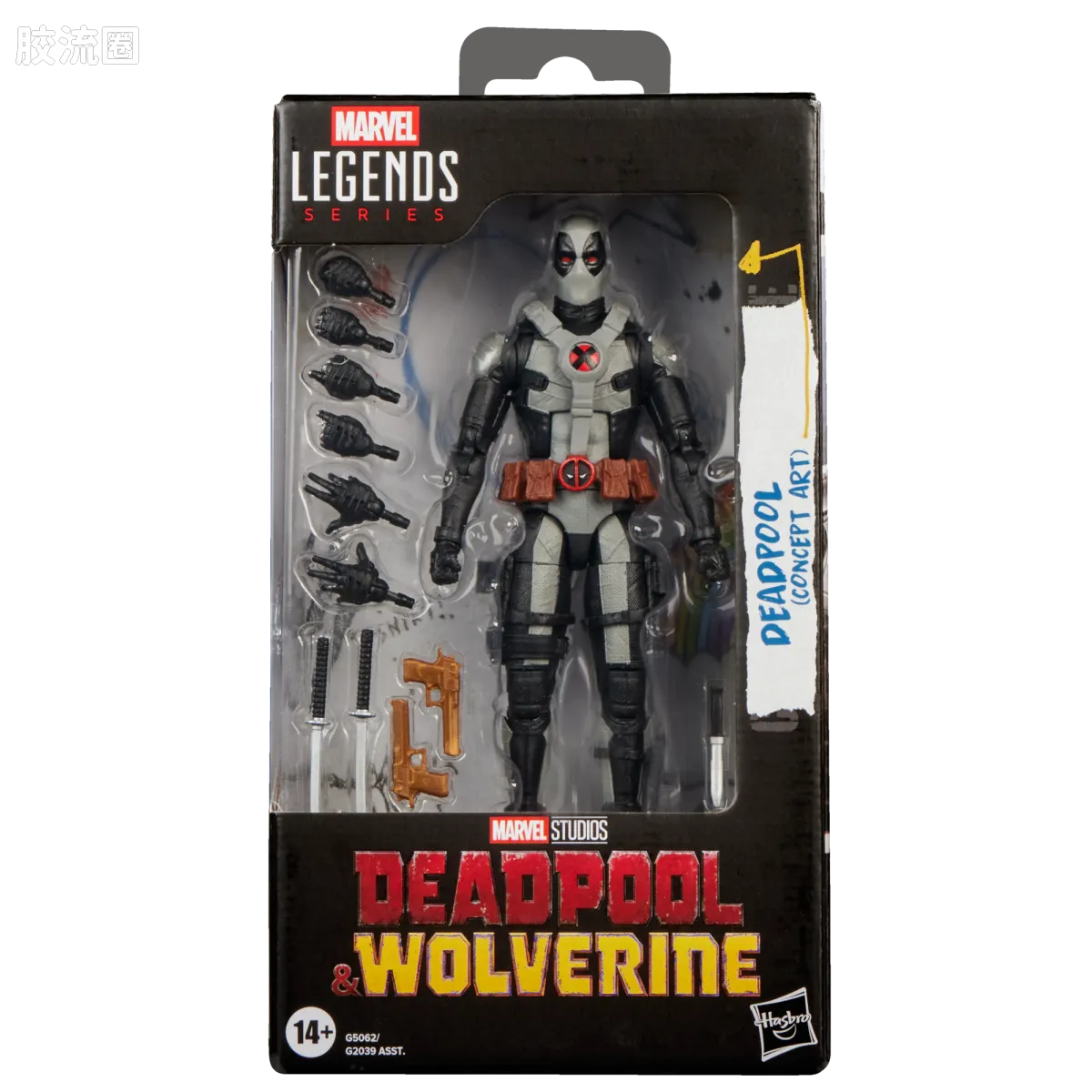 Marvel Legends/漫威传奇 可动人偶系列 死侍与金刚狼系列 死侍（概念艺术版） - 图片