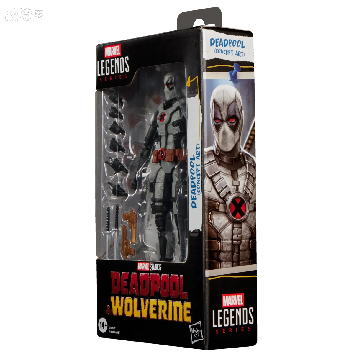 Marvel Legends/漫威传奇 可动人偶系列 死侍与金刚狼系列 死侍（概念艺术版） - 图片