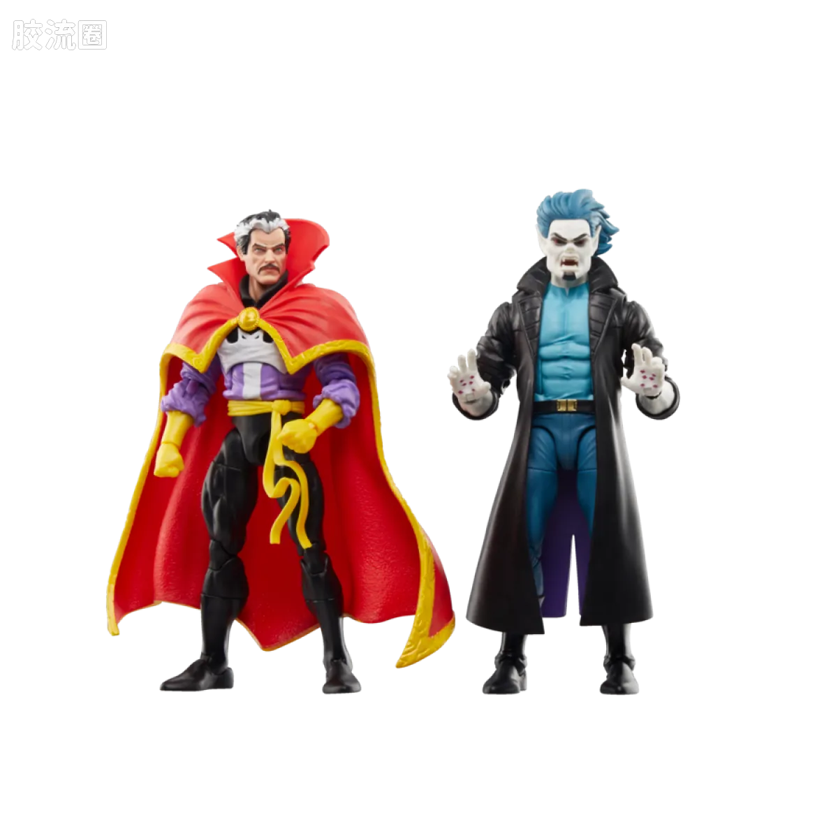 Marvel Legends/漫威传奇 可动人偶系列 蜘蛛侠94 动画 复古挂卡系列 奇异博士&莫比亚斯 - 图片