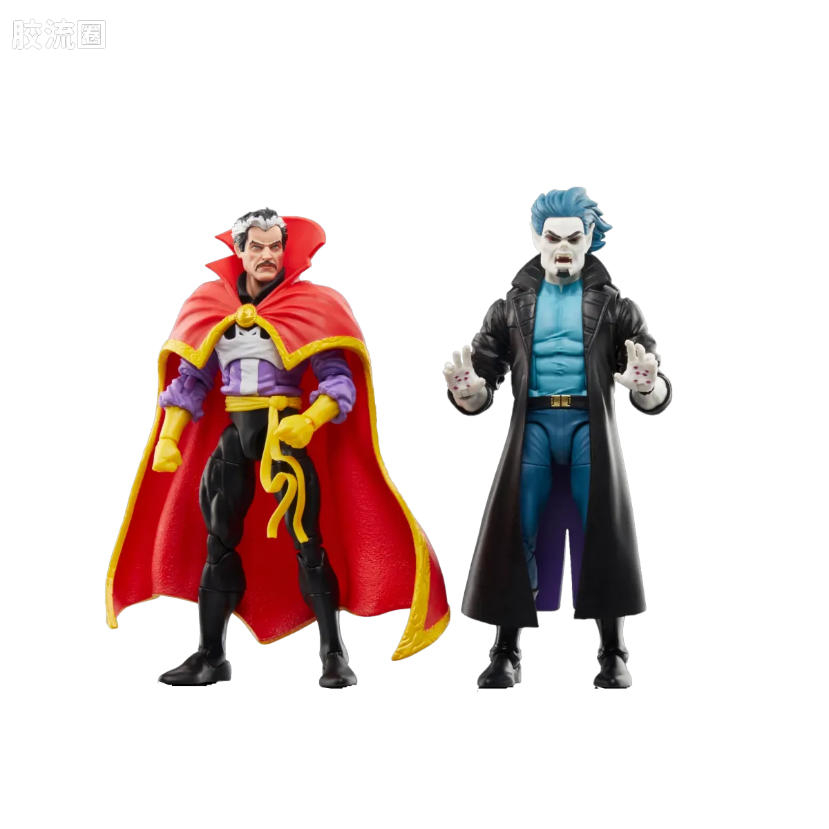 Marvel Legends/漫威传奇 可动人偶系列 蜘蛛侠94 动画 复古挂卡系列 奇异博士&莫比亚斯 - 图片