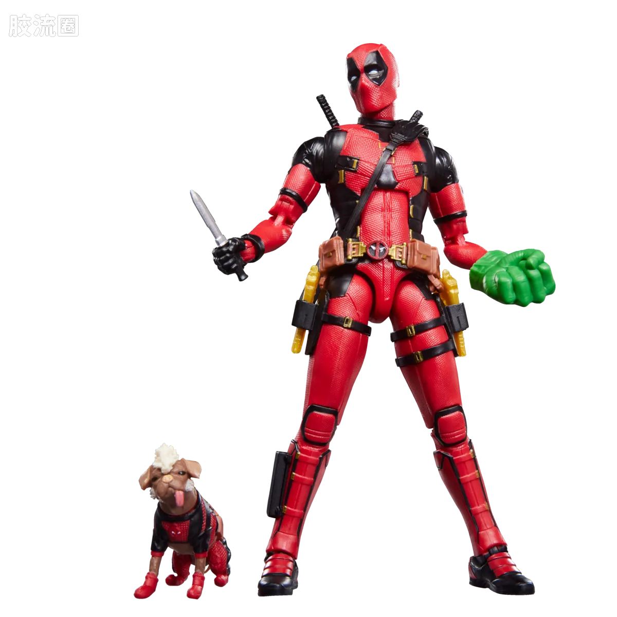 Marvel Legends/漫威传奇 可动人偶系列 死侍与金刚狼系列 狗侍与死侍 - 图片