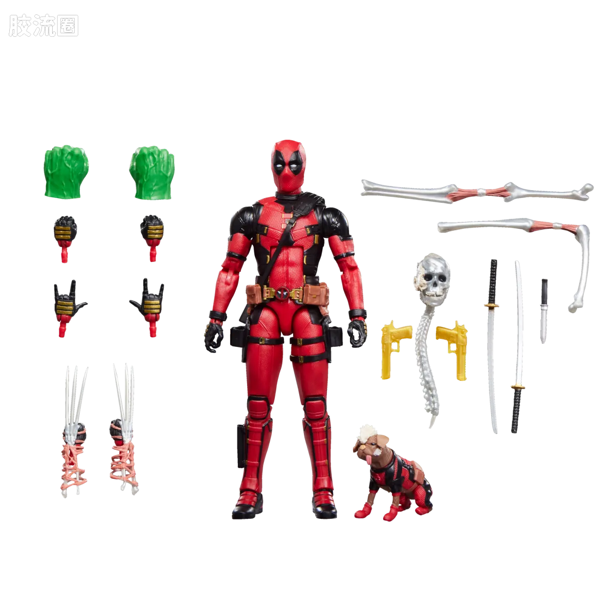 Marvel Legends/漫威传奇 可动人偶系列 死侍与金刚狼系列 狗侍与死侍 - 图片