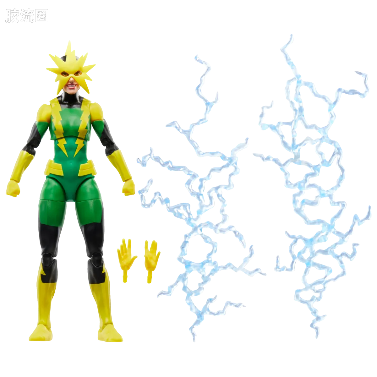Marvel Legends/漫威传奇 可动人偶系列 蜘蛛侠 漫画 复古挂卡系列 女电光人 - 图片