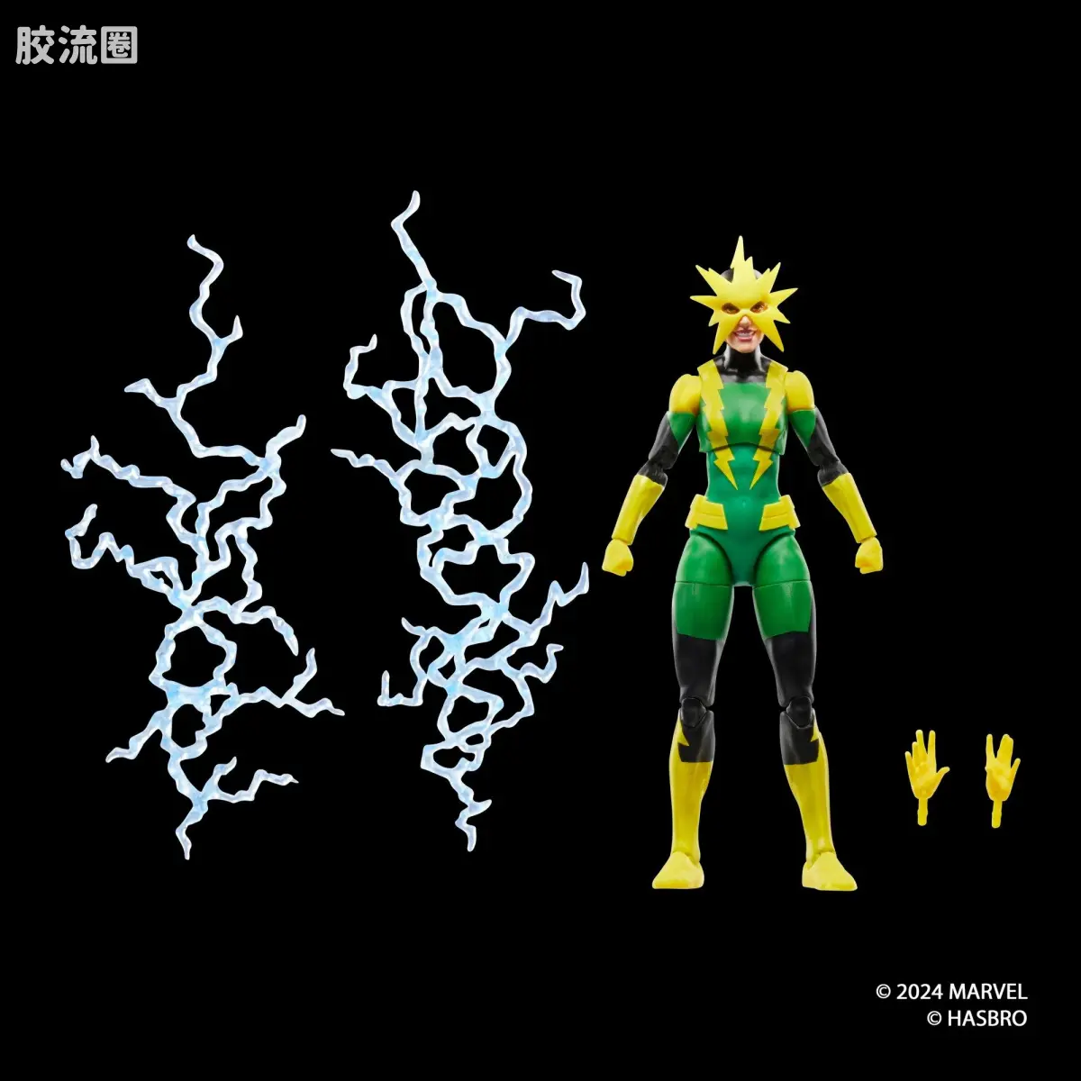 Marvel Legends/漫威传奇 可动人偶系列 蜘蛛侠 漫画 复古挂卡系列 女电光人 - 图片