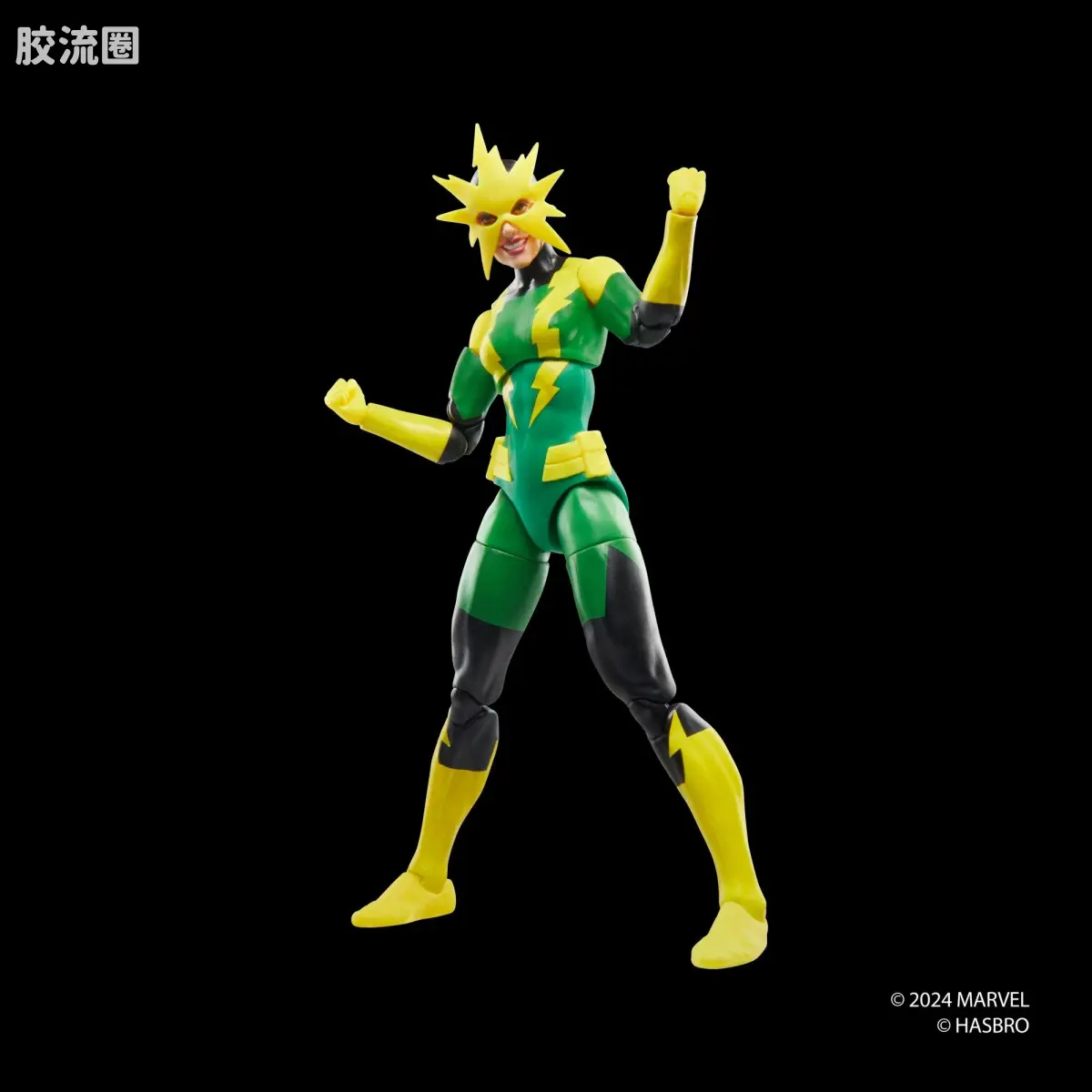 Marvel Legends/漫威传奇 可动人偶系列 蜘蛛侠 漫画 复古挂卡系列 女电光人 - 图片