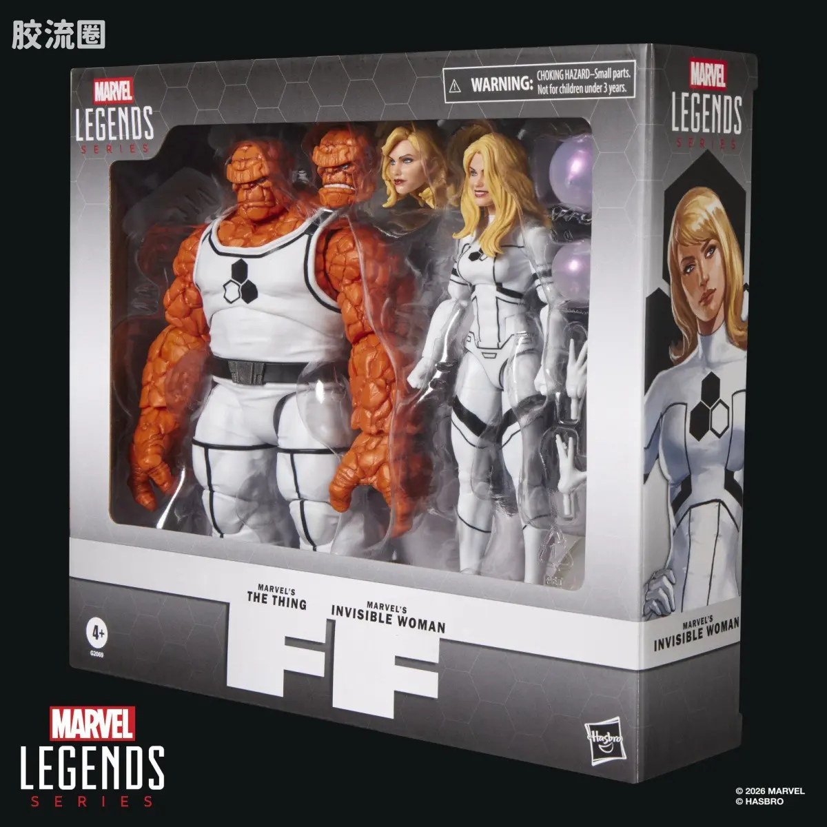Marvel Legends/漫威传奇 可动人偶系列 多人套 石头人 & 隐形女 - 图片