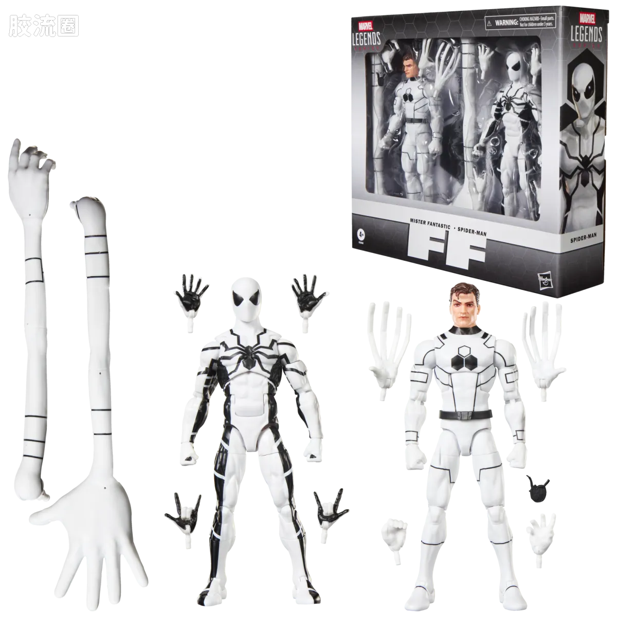Marvel Legends/漫威传奇 可动人偶系列 多人套 神奇先生 & 蜘蛛侠 - 图片