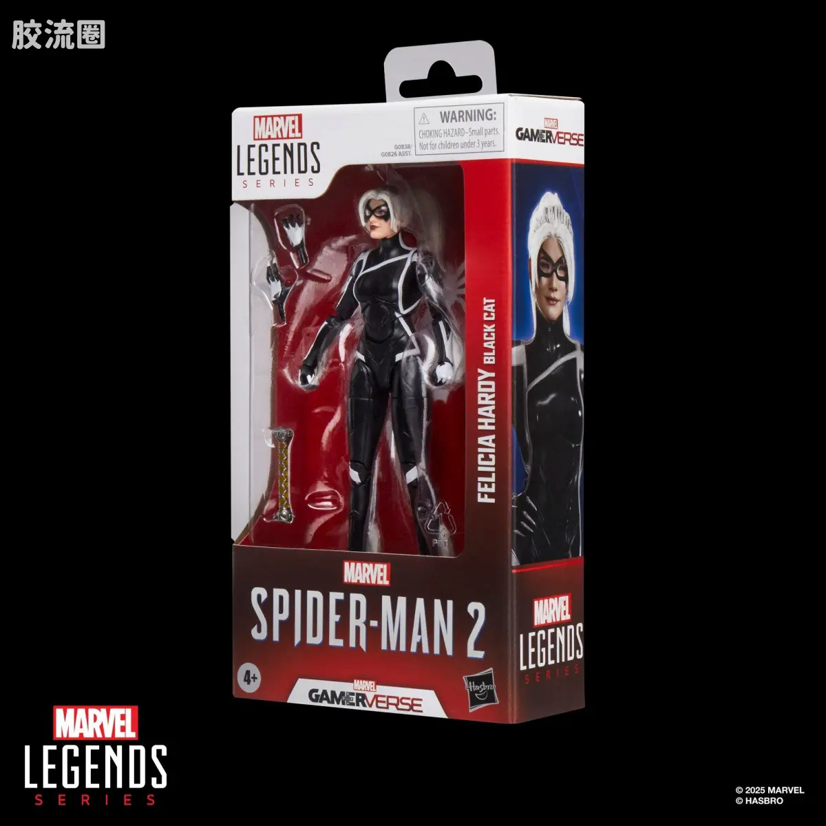 Marvel Legends/漫威传奇 可动人偶系列 GAMERVERSE 游戏 漫威蜘蛛侠2 黑猫 - 图片