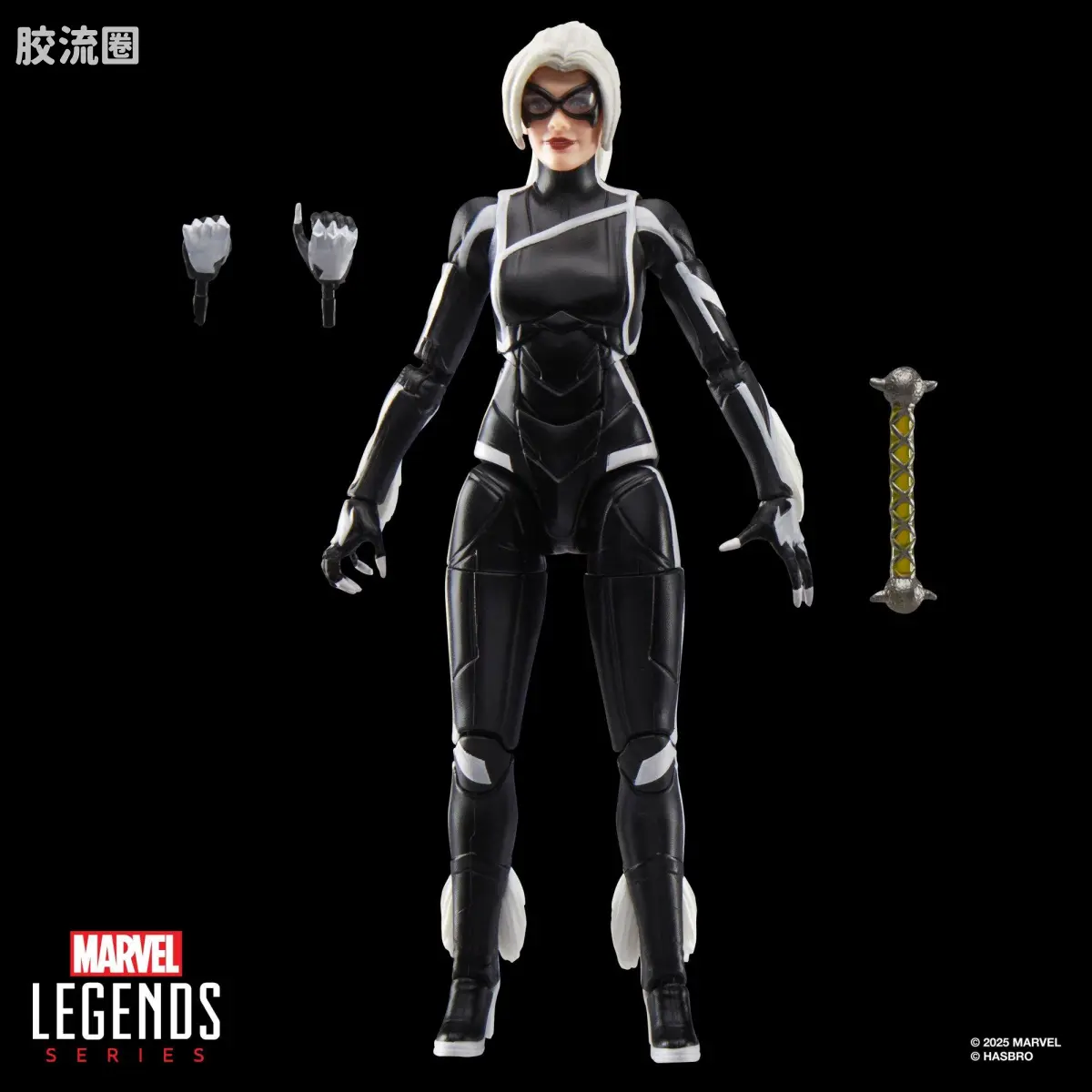 Marvel Legends/漫威传奇 可动人偶系列 GAMERVERSE 游戏 漫威蜘蛛侠2 黑猫 - 图片
