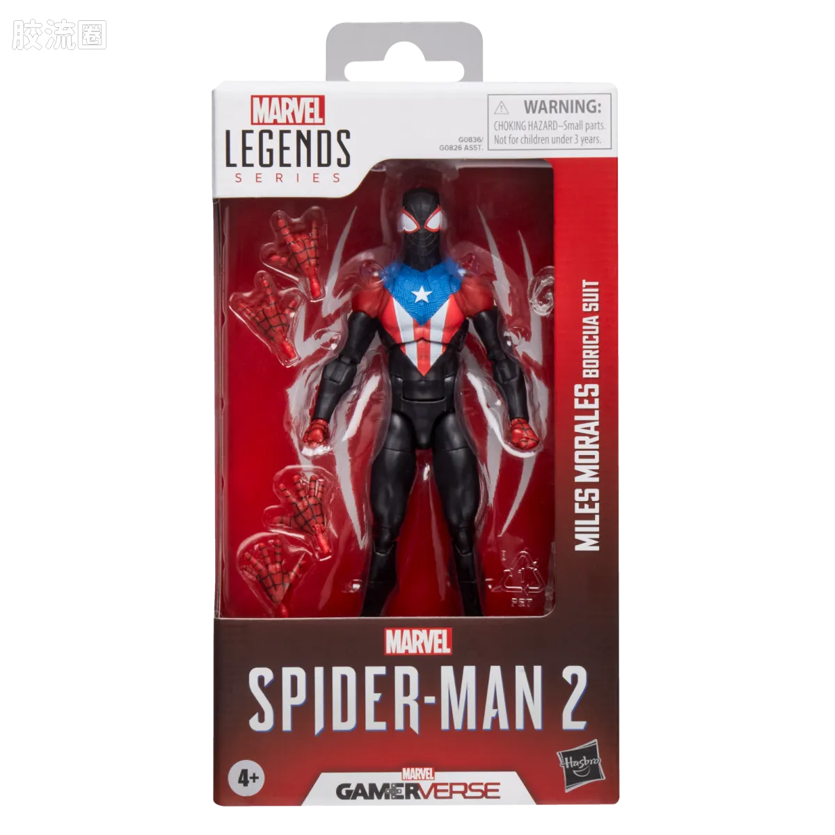 Marvel Legends/漫威传奇 可动人偶系列 GAMERVERSE 游戏 漫威蜘蛛侠2 蜘蛛侠 迈尔斯 波多黎各战衣 - 图片