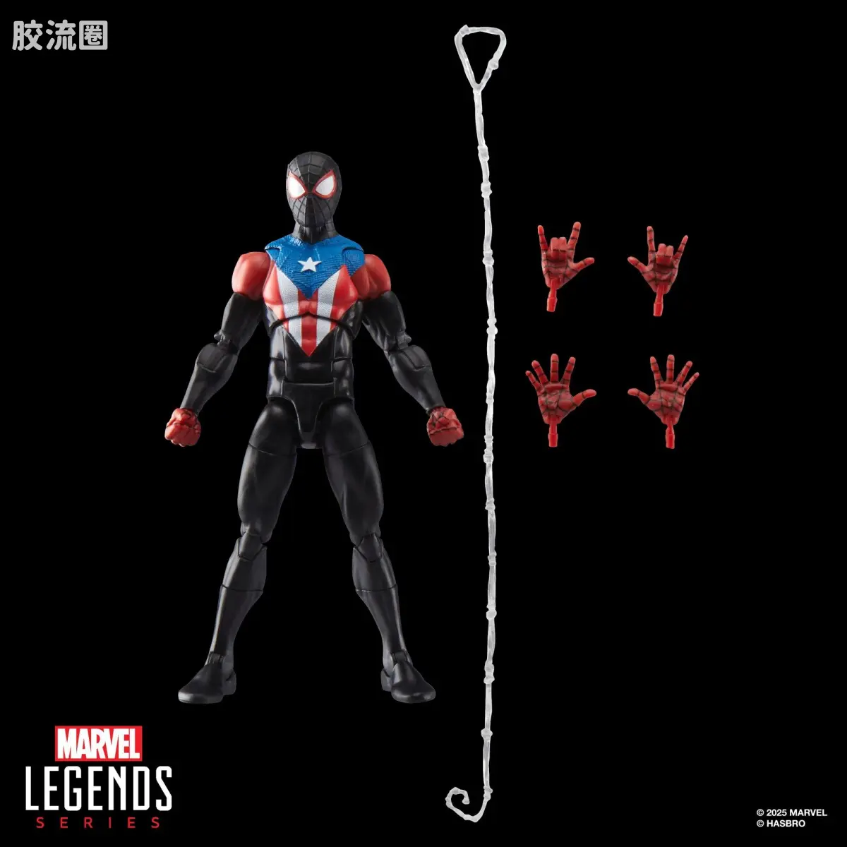 Marvel Legends/漫威传奇 可动人偶系列 GAMERVERSE 游戏 漫威蜘蛛侠2 蜘蛛侠 迈尔斯 波多黎各战衣 - 图片