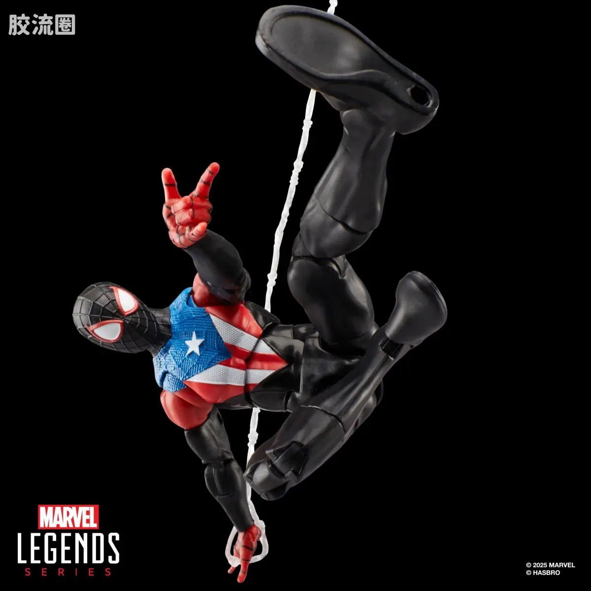 Marvel Legends/漫威传奇 可动人偶系列 GAMERVERSE 游戏 漫威蜘蛛侠2 蜘蛛侠 迈尔斯 波多黎各战衣 - 图片