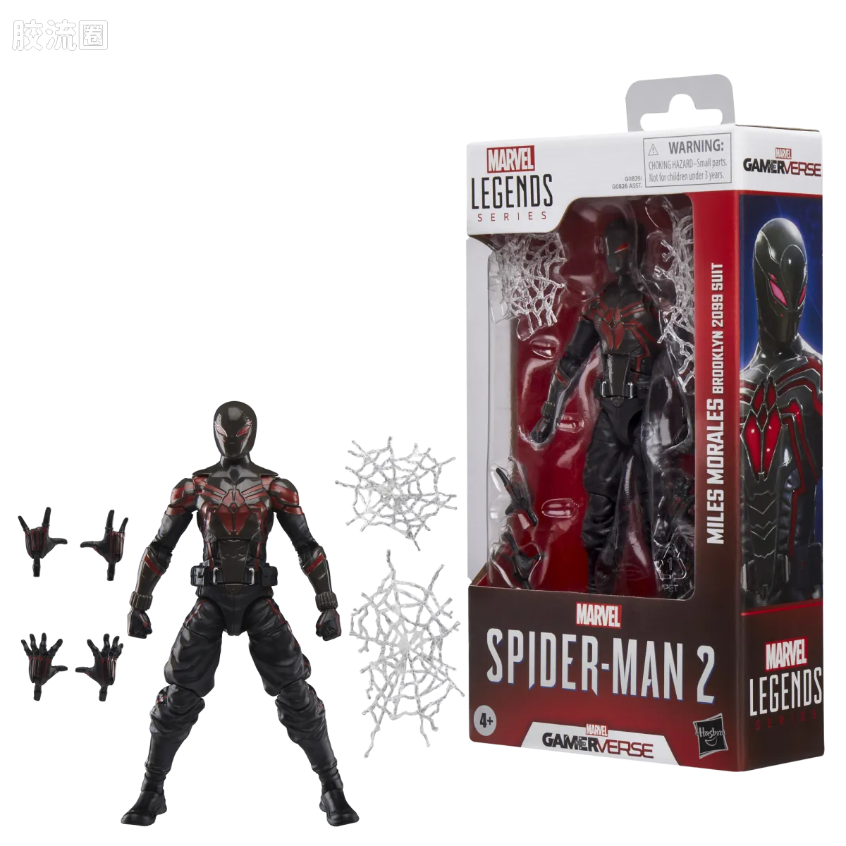 Marvel Legends/漫威传奇 可动人偶系列 GAMERVERSE 游戏 漫威蜘蛛侠2 蜘蛛侠 迈尔斯 布鲁克林2099战衣 - 图片