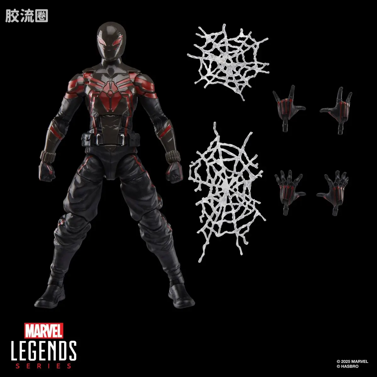 Marvel Legends/漫威传奇 可动人偶系列 GAMERVERSE 游戏 漫威蜘蛛侠2 蜘蛛侠 迈尔斯 布鲁克林2099战衣 - 图片