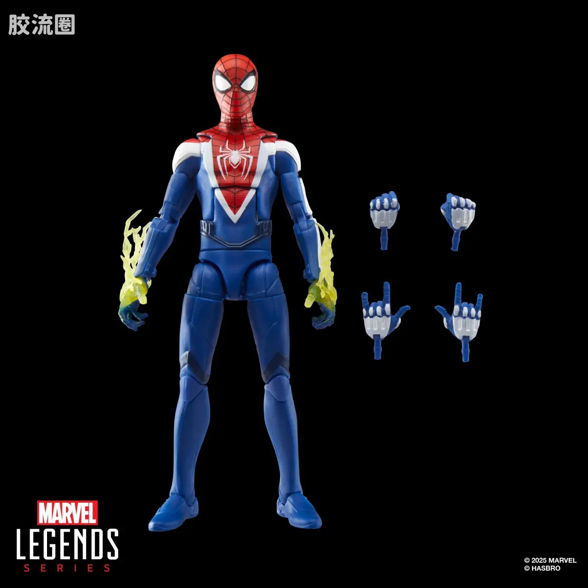 Marvel Legends/漫威传奇 可动人偶系列 GAMERVERSE 游戏 漫威蜘蛛侠2 蜘蛛侠 迈尔斯 强化战衣 - 图片