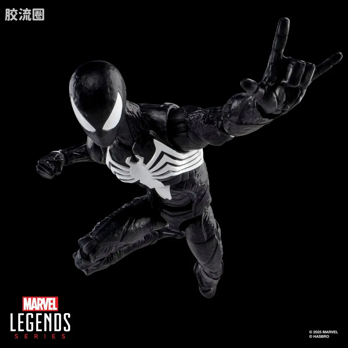 Marvel Legends/漫威传奇 可动人偶系列 GAMERVERSE 游戏 漫威蜘蛛侠2 蜘蛛侠 黑色战衣 - 图片