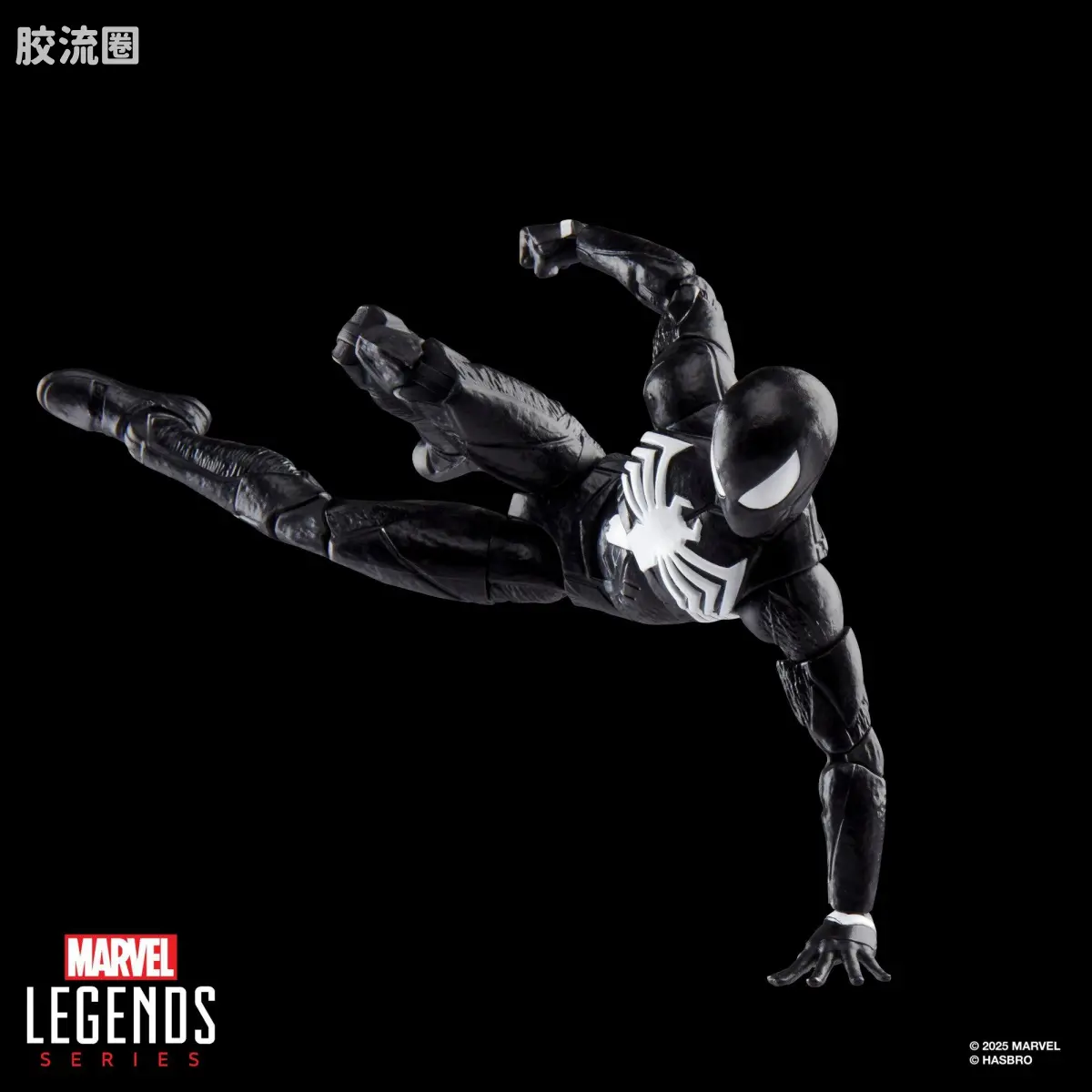 Marvel Legends/漫威传奇 可动人偶系列 GAMERVERSE 游戏 漫威蜘蛛侠2 蜘蛛侠 黑色战衣 - 图片