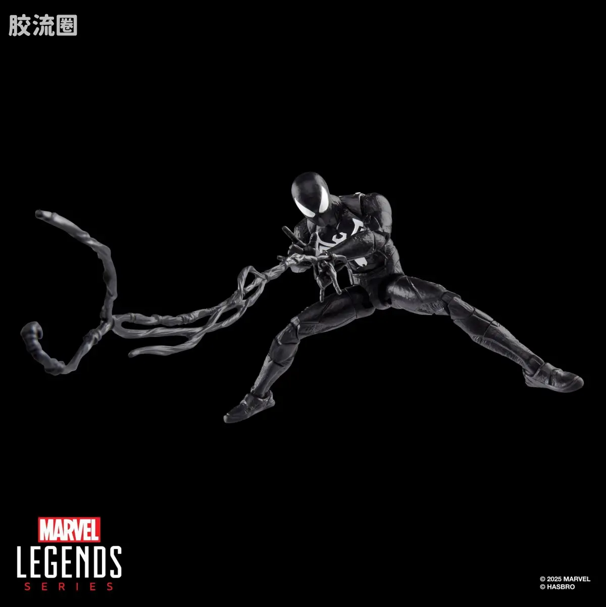 Marvel Legends/漫威传奇 可动人偶系列 GAMERVERSE 游戏 漫威蜘蛛侠2 蜘蛛侠 黑色战衣 - 图片