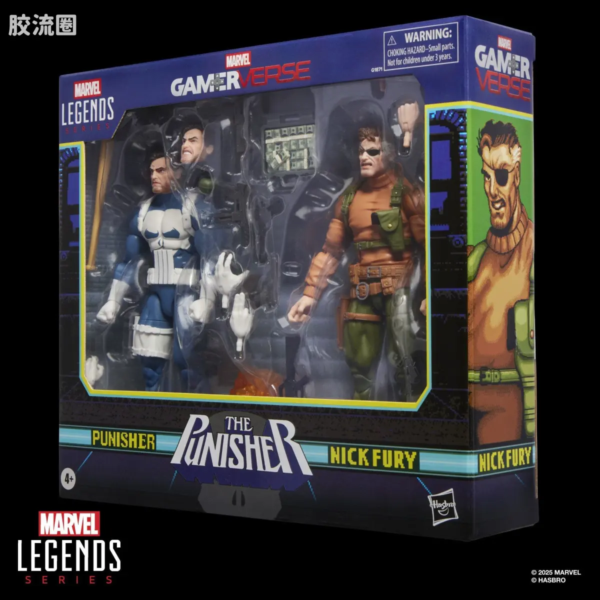 Marvel Legends/漫威传奇 可动人偶系列 GAMERVERSE 街机《惩罚者》惩罚者&尼克·弗瑞双人套装 - 图片