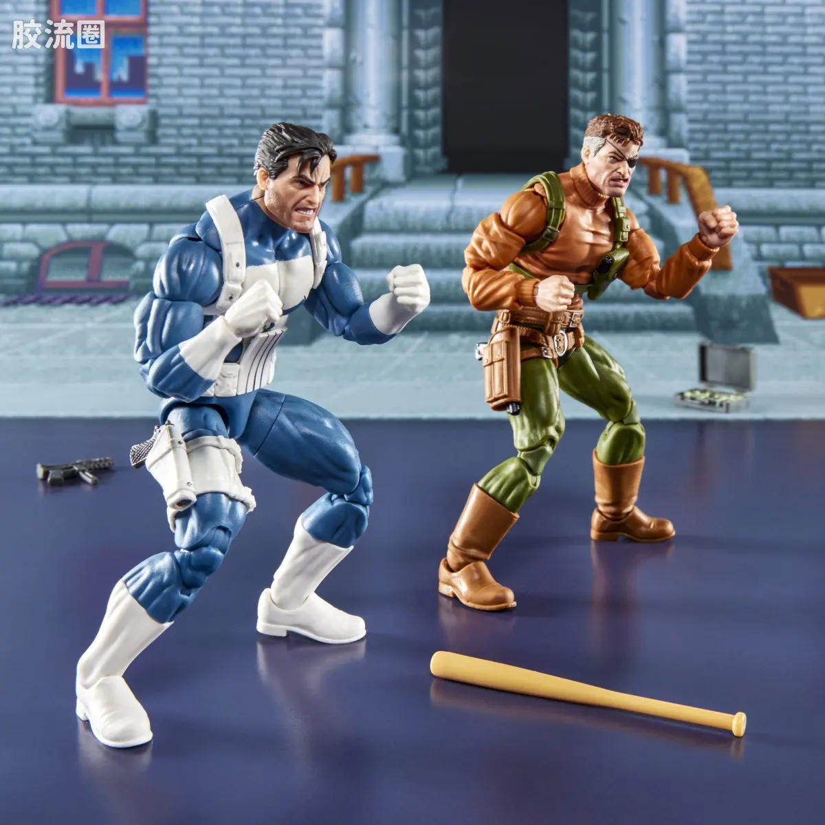 Marvel Legends/漫威传奇 可动人偶系列 GAMERVERSE 街机《惩罚者》惩罚者&尼克·弗瑞双人套装 - 图片