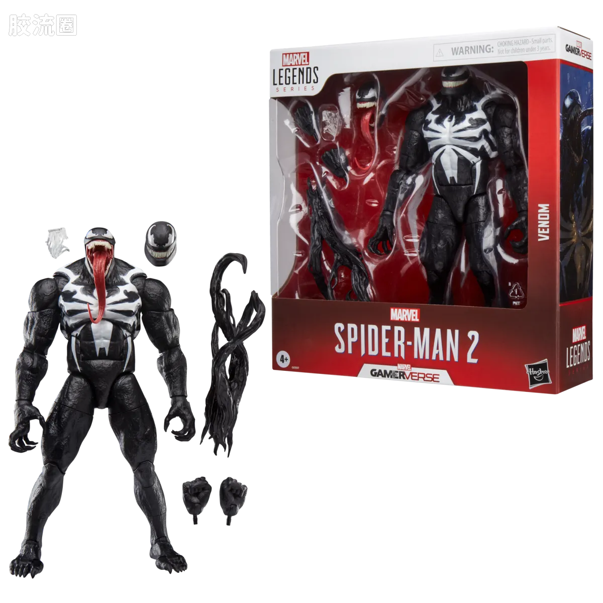 Marvel Legends/漫威传奇 可动人偶系列 GAMERVERSE 游戏 漫威蜘蛛侠2 毒液 - 图片