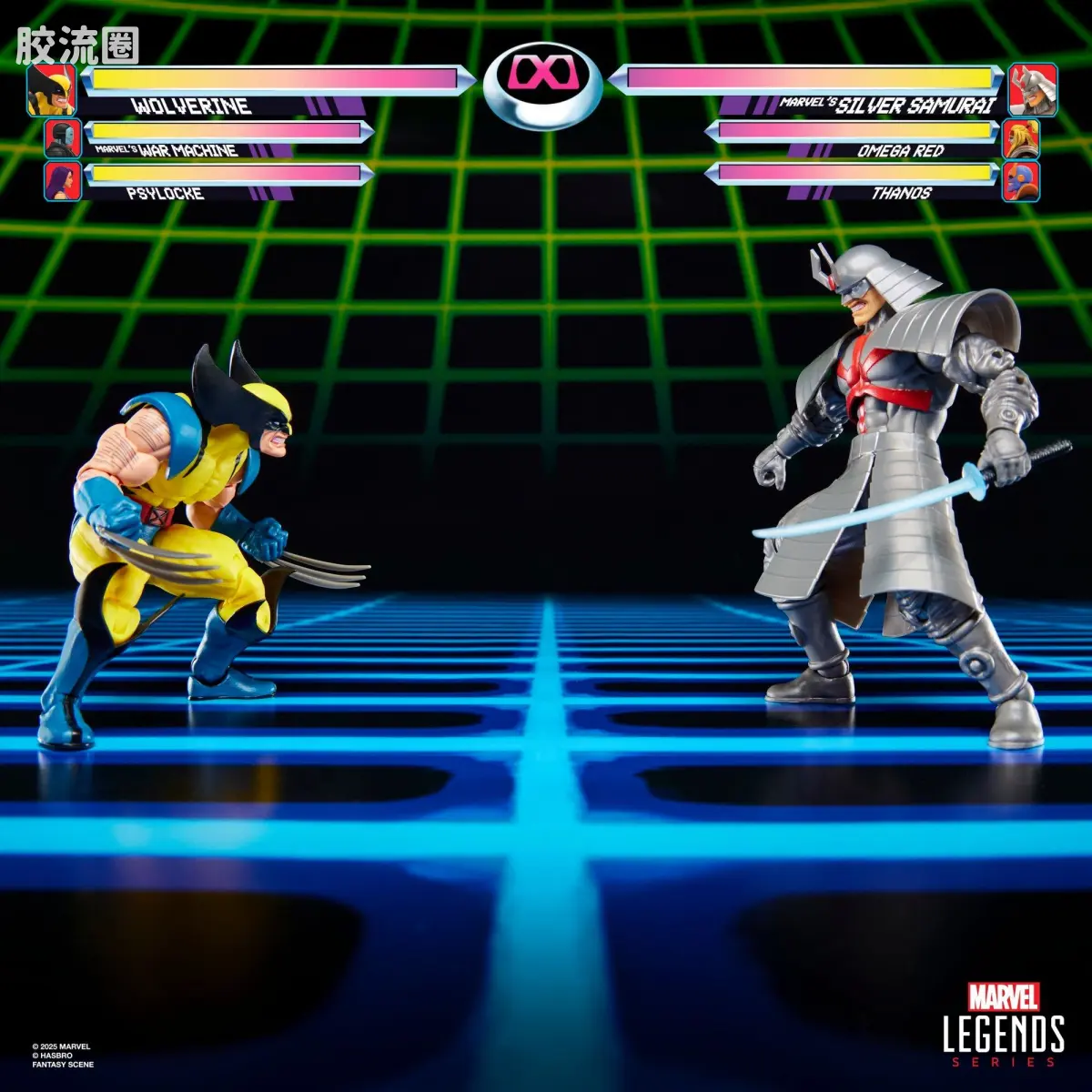 Marvel Legends/漫威传奇 可动人偶系列 GAMERVERSE 游戏 漫威VS卡普空2 金刚狼VS银武士 双人套 - 图片