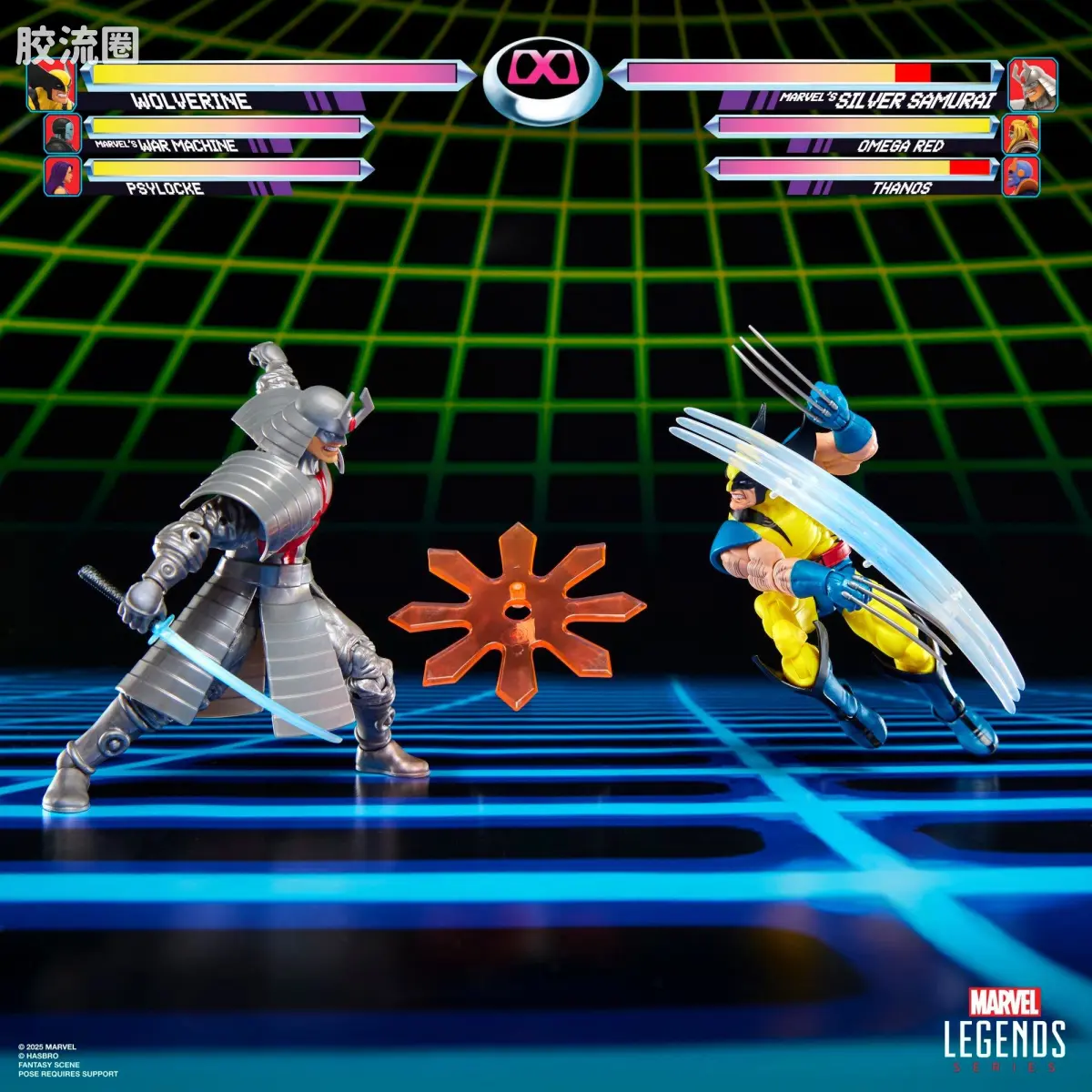 Marvel Legends/漫威传奇 可动人偶系列 GAMERVERSE 游戏 漫威VS卡普空2 金刚狼VS银武士 双人套 - 图片