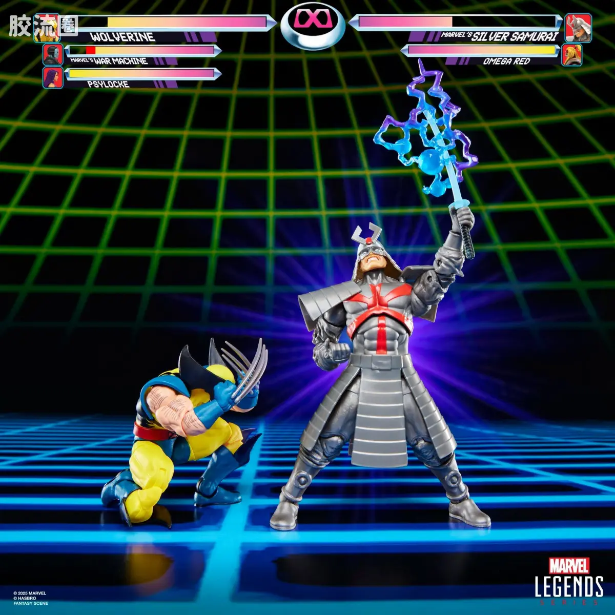 Marvel Legends/漫威传奇 可动人偶系列 GAMERVERSE 游戏 漫威VS卡普空2 金刚狼VS银武士 双人套 - 图片
