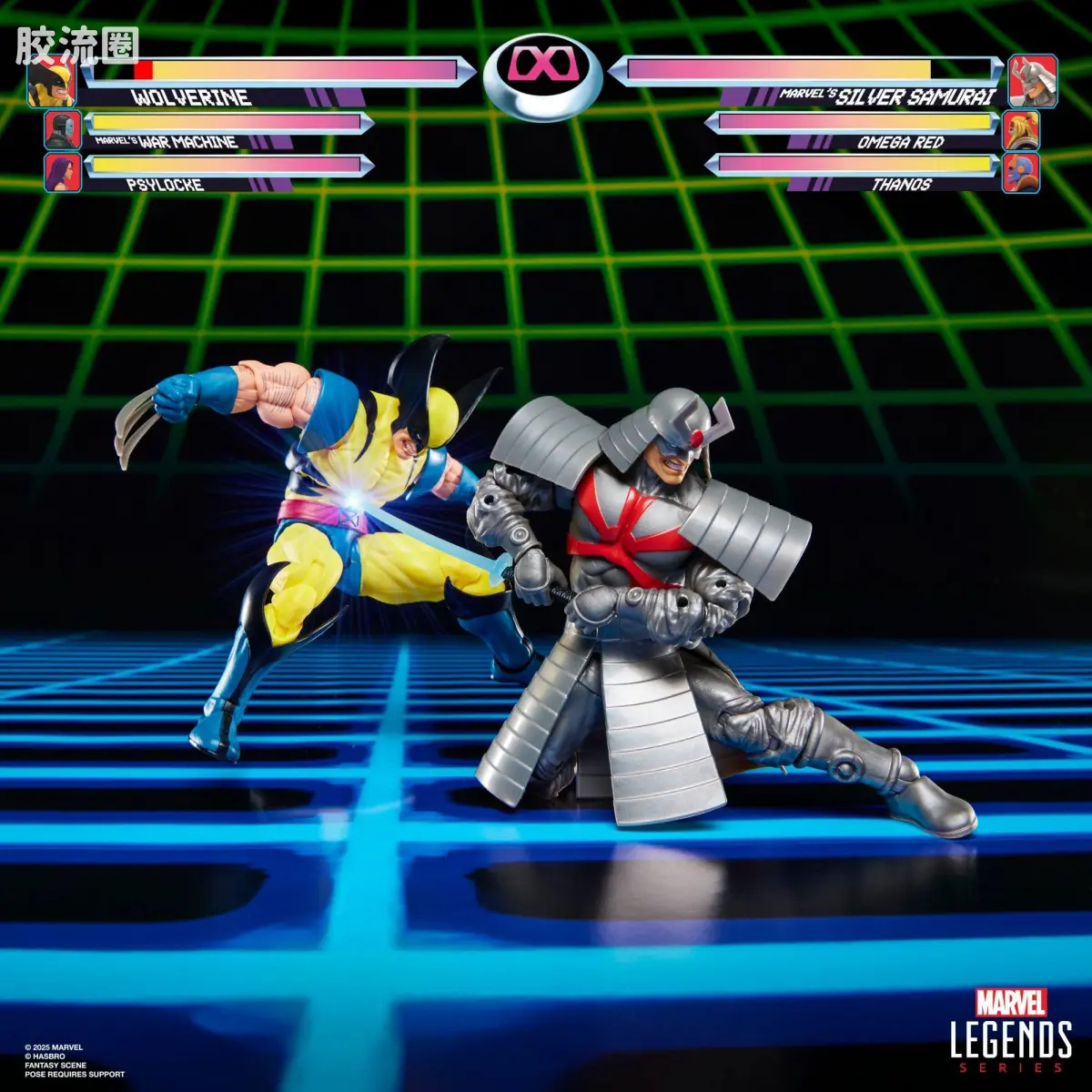 Marvel Legends/漫威传奇 可动人偶系列 GAMERVERSE 游戏 漫威VS卡普空2 金刚狼VS银武士 双人套 - 图片