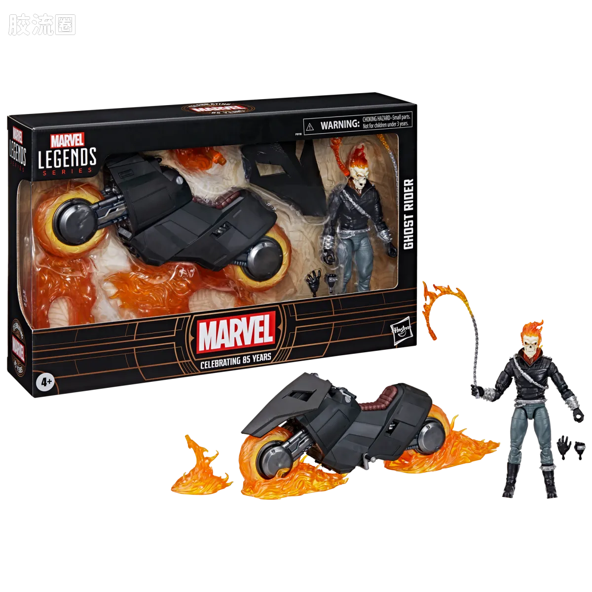 Marvel Legends/漫威传奇 可动人偶系列 漫威85周年系列 恶灵骑士（丹尼·凯屈） - 图片