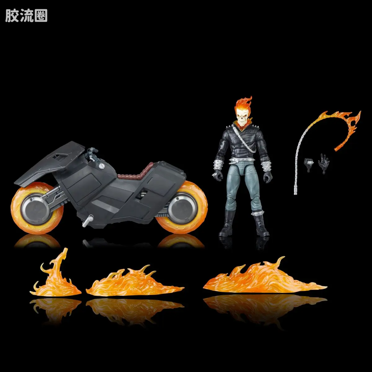 Marvel Legends/漫威传奇 可动人偶系列 漫威85周年系列 恶灵骑士（丹尼·凯屈） - 图片