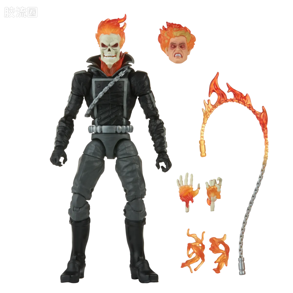 Marvel Legends/漫威传奇 可动人偶系列 恶灵骑士 复古挂卡系列 恶灵骑士 - 图片